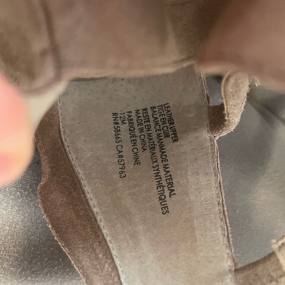 Hinge Suede Leather Block Heels - Picture 4 of 4